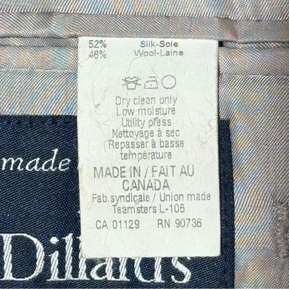 Ralph Lauren Glen Plaid & Windowpane mens 41L vintage suit coat silk/wool blazer